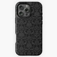 thumbnail image 1 of Victorian Gothic Pattern Black Phone Case for iPhone 16 15 14 13 12 11 Pro Max M5906615, 1 of 2
