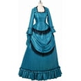 thumbnail image 1 of Victorian Gothic Steampunk Bustle Dress Women’s Edwardian Evening Gown Classic Style, 1 of 7