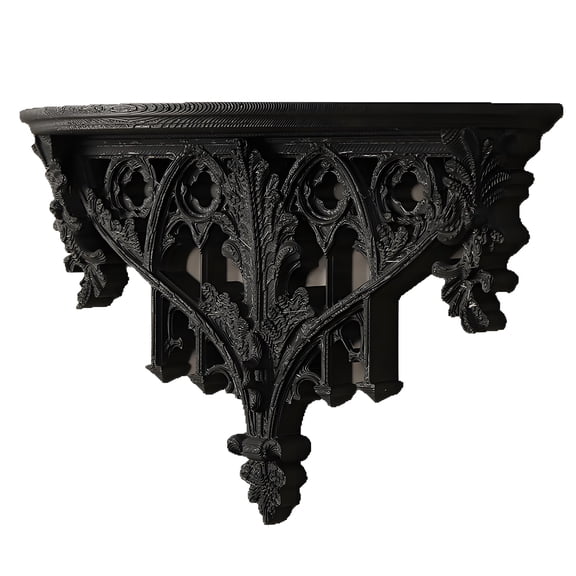 Victorian Hollow Flower Carving Plastic Display Wall Shelf for Living Room Bedroom Decors Aesthetic Floating Shelves