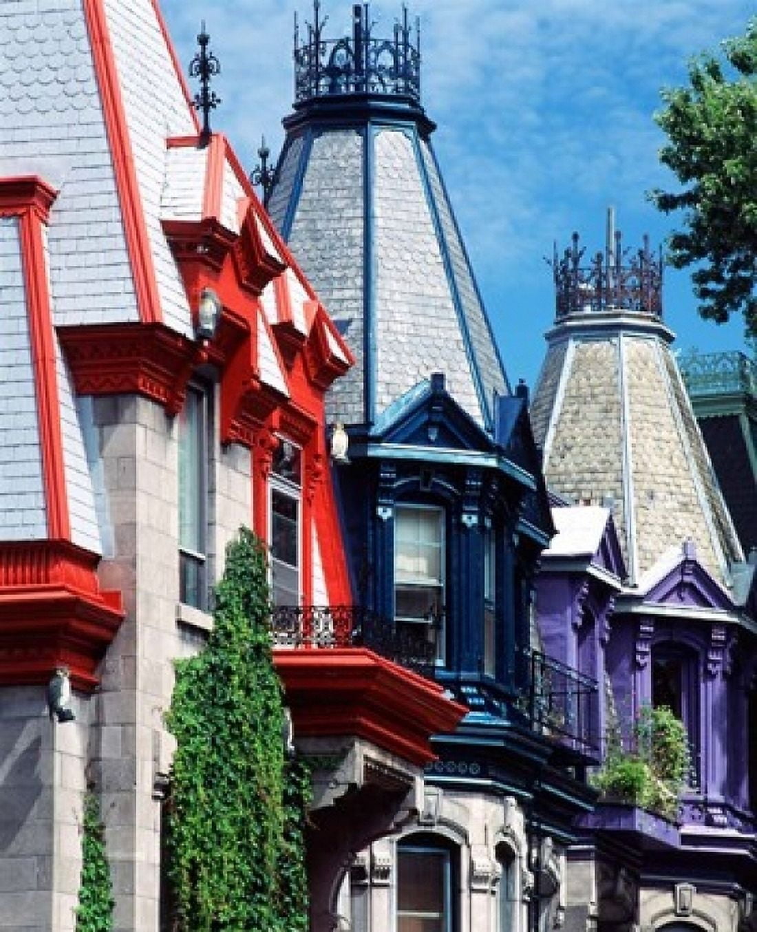 Victorian Houses Canvas Art - Walter Bibikow DanitaDelimont (16 x 20)