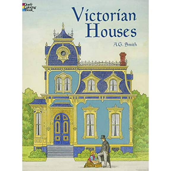 Pre-Owned Victorian Houses Coloring Book (Paperback) 0486415511 9780486415512