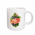 thumbnail image 1 of 3drose, Victorian Image of Roses N Violets, 11oz Mug, 1 of 6