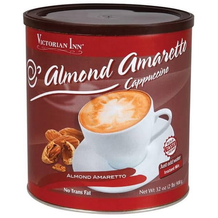 Victorian Inn 32 oz Almond Amaretto Instant Cappuccino Mix