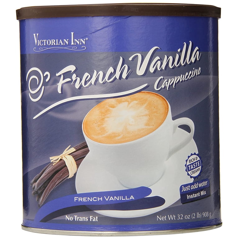 Victorian Inn Instant Cappuccino Beverage Mix, French Vanilla, 32