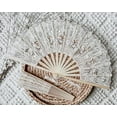 thumbnail image 1 of Victorian-Inspired Cotton Lace Wedding Folding Handheld Fan Vintage Embroidered Bridal Hand Fan for Prom, Cosplay, Tea Party, Costume Party, Dance, Gala, Photo Prop for Shooting (Ivory), 1 of 1