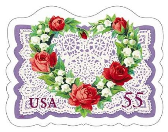 Victorian Love Canvas Art - US POSTAL SERVICE (24 x 30)