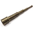 thumbnail image 2 of Antique Brass Nautical Telescope - 18" Leather Spyglass For Pirate & Maritime Decor 2 of 9