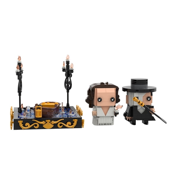 Victorian Masked Performer Character Model Building Blocks Set MOC Bricks Toys Lego Compatible, Gift for Adults & Kids,646 Pcs