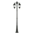 thumbnail image 1 of Victorian Morph Solar Lamp Post with Double Downward Lights, 1 of 9