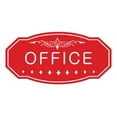 thumbnail image 1 of Victorian Office Sign (Red) - Large 5" X 10", 1 of 1