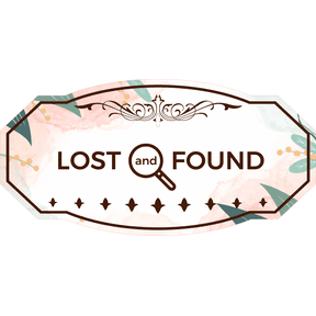 Found Sign Sticker Lost Found Sign