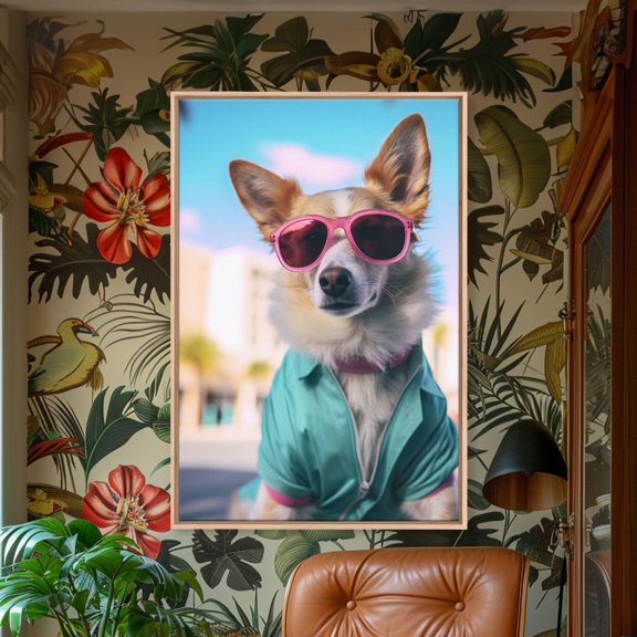 Victorian Portrait Art Poster Wall Art Poster, Unframed Size 8x12