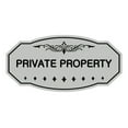thumbnail image 1 of Victorian Private Property Sign (Lt Gray) - Small 3" X 6", 1 of 1