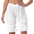 thumbnail image 1 of Victorian Pumpkin Maid Bloomers Lace Ruffles Shorts Pantaloons, 1 of 5