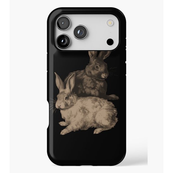 Victorian Rabbits M1150, Case for iPhone 17/16/15/14/13/12/11 Pro Max – Stylish Unisex Protective Cover