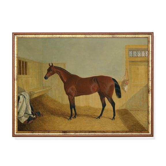 Victorian Racehorse Antique English Equestrian Decor Poster Decor For Living Room Bedroom, Size 24x36 UNFFRAMED F03.1.7l1002