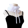 thumbnail image 1 of Victorian Ruffled Collar Elegant Sweet Girls Blouse Collar Lapel Choker Decorative Lapel for Lady Medieval Cosplay, 1 of 7