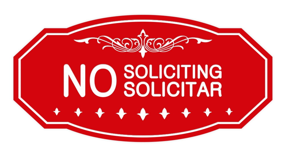 Red Sanitize Sign Victorian Sanitize Sign (Red) - Large 5