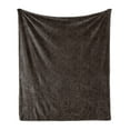 thumbnail image 1 of Victorian Soft Flannel Fleece Throw Blanket, Monochrome Graphic with Curlicue Ornamental Antique Motif Print, Cozy Plush for Indoor and Outdoor Use, 70" x 90", Dark Taupe Grey Taupe, by Ambesonne, 1 of 6