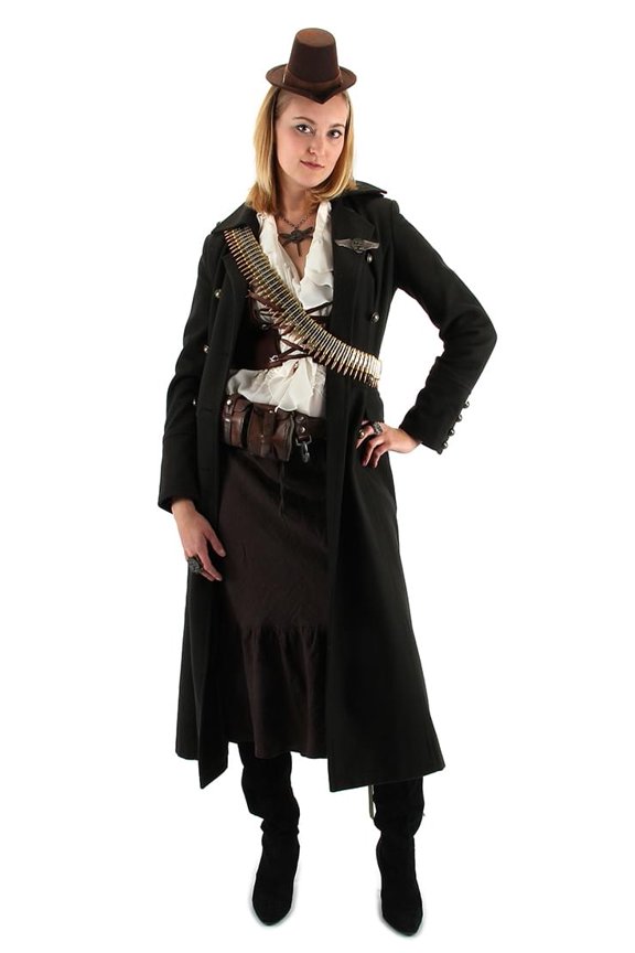 Victorian Steampunk Brown Mini Costume Top Hat