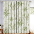 thumbnail image 1 of Victorian Style Blackout Curtains For Bedroom, Sage Green Thermal Insulated Curtains For Living Room, Retro Flowers Darkening Drapes 52"W x 96"L (Pack of 2), 1 of 6