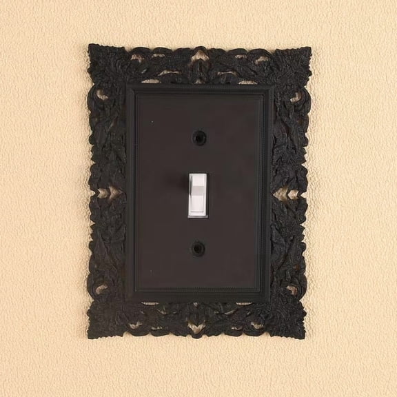 Victorian Style Decorative Light Switch Cover - Elegant Home and Office Accessory
