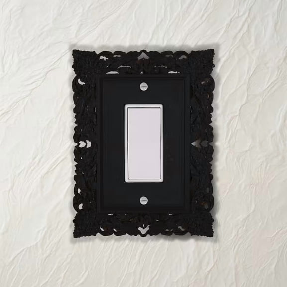 Victorian Style Decorative Light Switch Cover - Elegant Home and Office Accessory