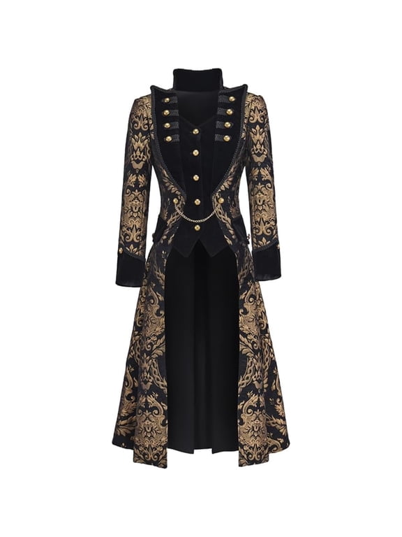 Victorian-Style Tailcoat for Women - Gothic Steampunk Inspired Jacket