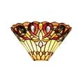 thumbnail image 1 of Victorian Style Wall sconce with Gem Design Cabochons , Black, 1 of 2
