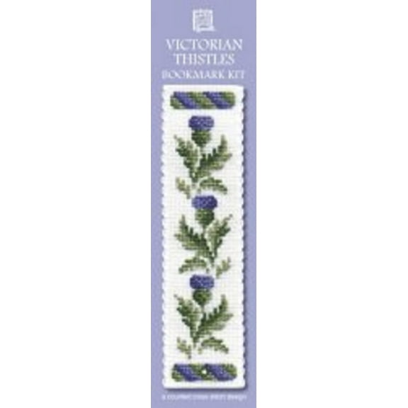 Victorian Thistle Bookmark - Cross Stitch Kit