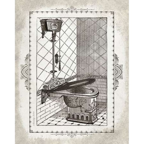 Victorian Toilet I Poster Print by Gwendolyn Babbitt
