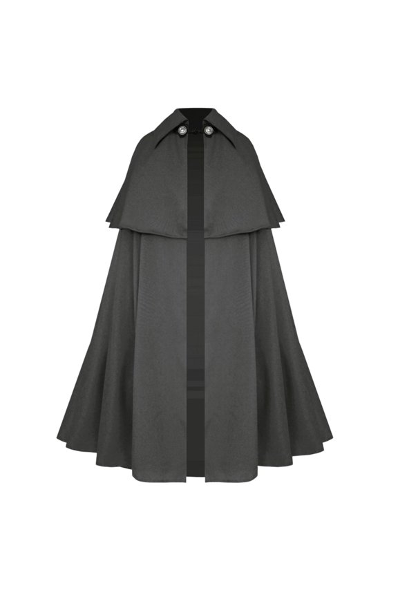 Victorian Vagabond Steampunk Cape for Men Renaissance Historical Pirate Cloak Gothic Western Cloak