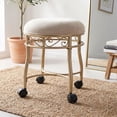 thumbnail image 1 of Victorian Vanity Stool - Silver, 1 of 11