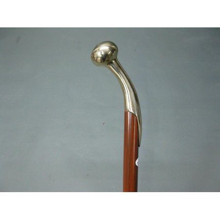 Victorian Vintage Walking Cane with Handmade Brass Horse Handle - Elegant Wooden Walking Stick for Seniors price history and forecast - EVER BRIGHT ENTERPRISES
