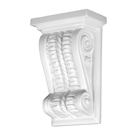 Victorian Wall Fireplace Corbel White Urethane Vintage | Renovator's Supply