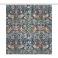thumbnail image 1 of Victorian William Morris Original Design Vintage Shower Curtain Furniture Bathroom Fabric Decorations Washable Shower Curtain with Hooks, 1 of 5
