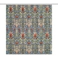 thumbnail image 1 of Victorian William Morris Original Design Vintage Shower Curtain Furniture Bathroom Fabric Decorations Washable Shower Curtain with Hooks, 1 of 8