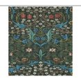 thumbnail image 1 of Victorian William Morris Original Design Vintage Shower Curtain Furniture Bathroom Fabric Decorations Washable Shower Curtain with Hooks, 1 of 8