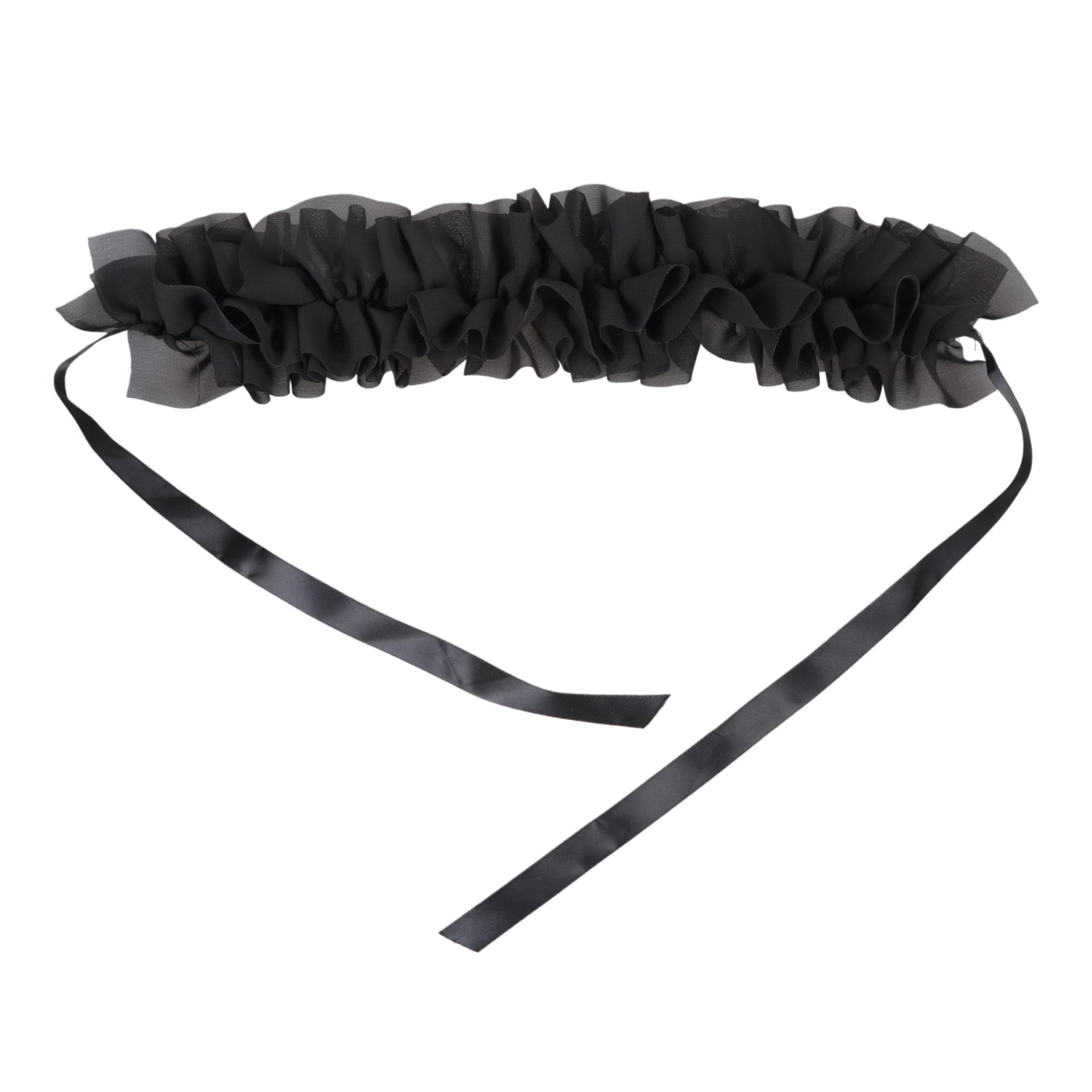 Victorians Renaissances Ruffled Neck Collar Wrist Cuffs Vintage Chiffon ...