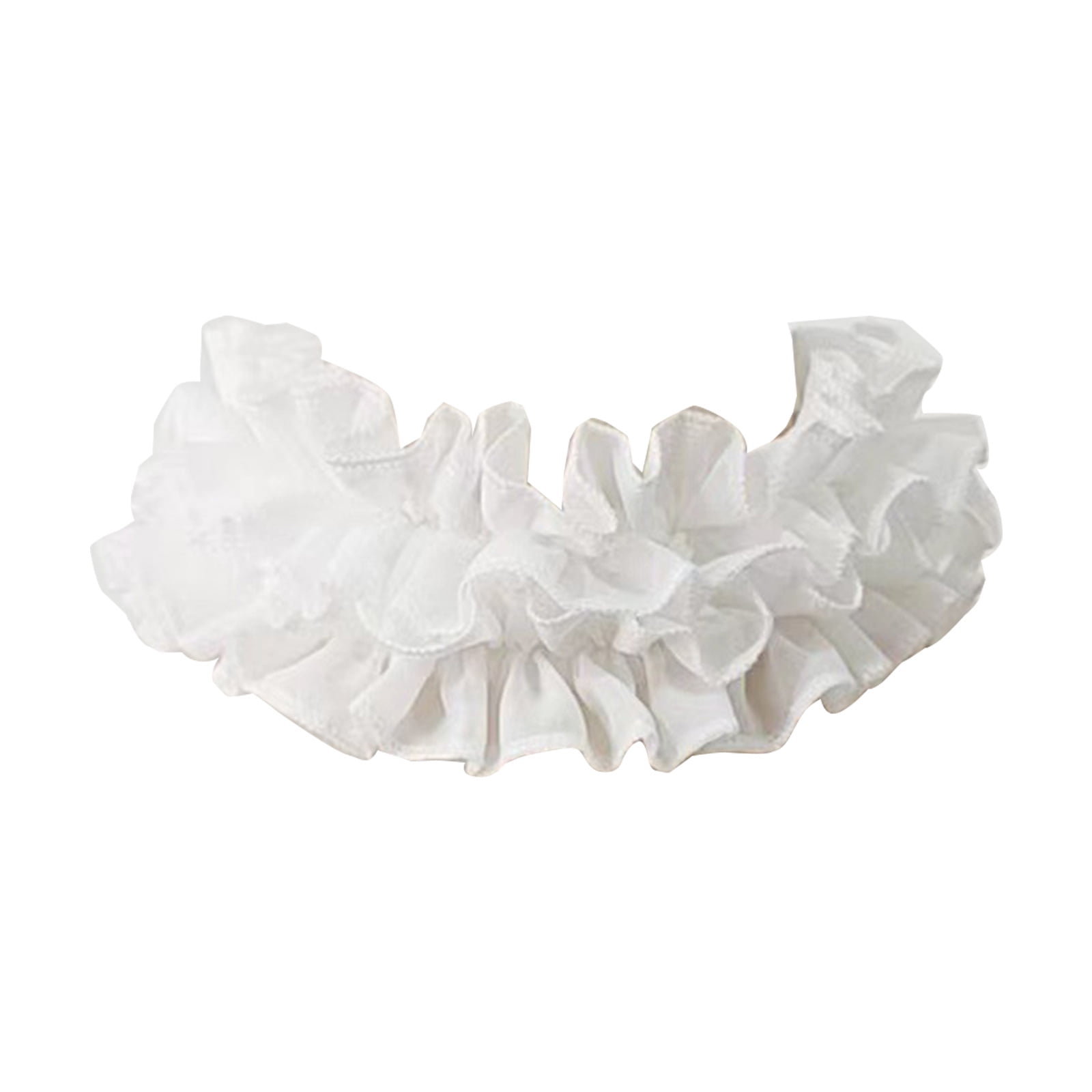 Victorians Renaissances Ruffled Neck Collar Wrist Cuffs Vintage Chiffon ...