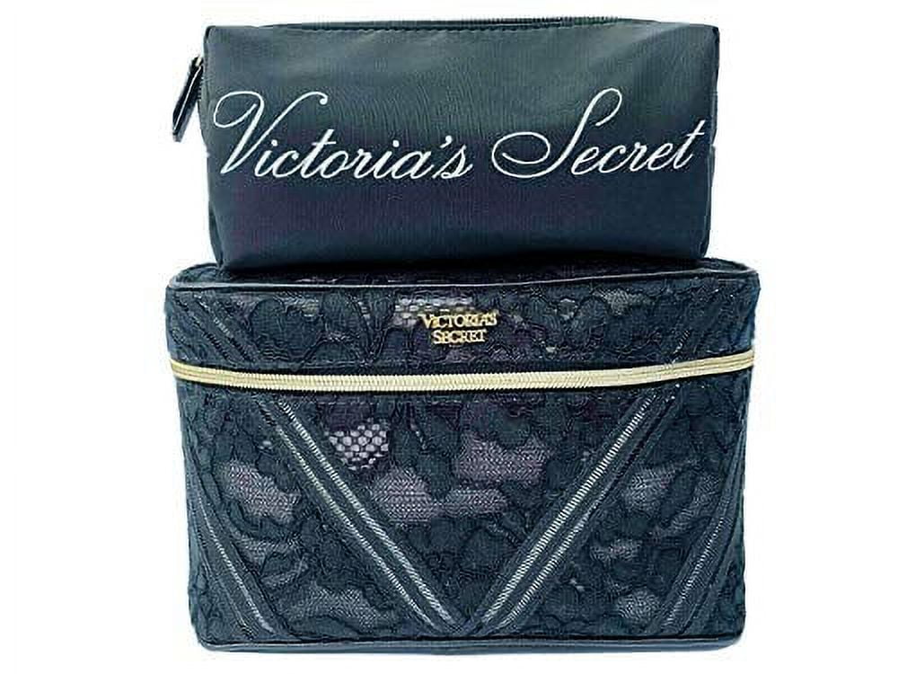 Victoria's Secret, Graphic Blooms Glam Bag Flower, Makeup bag Travel Size