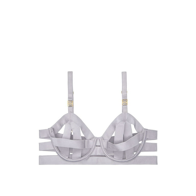 Victoria's Secret Victorias Secret luxe unlined strappy demi bra, 32DDD