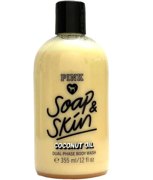 Victorias Secret PINK Soap & Skin COCONUT OIL Dual Phase BODY WASH NWT