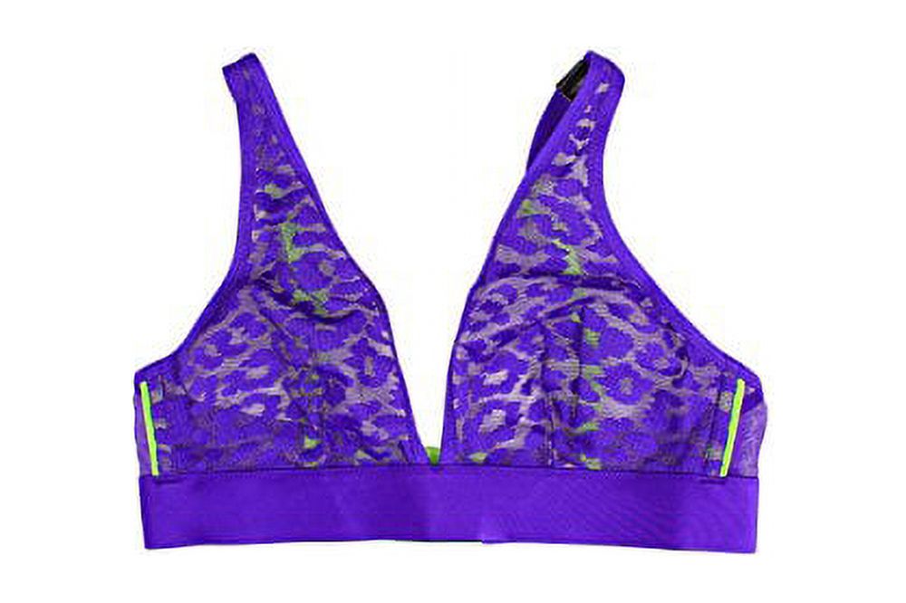 Victorias Secret Purple Very Sexy Cheetah Triangle Bralette (Small) 