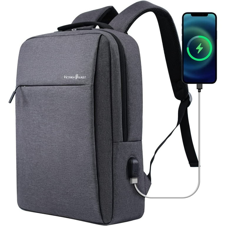 Victoria tourist Water Resistant 15.6 Laptop Backpack Gray Walmart