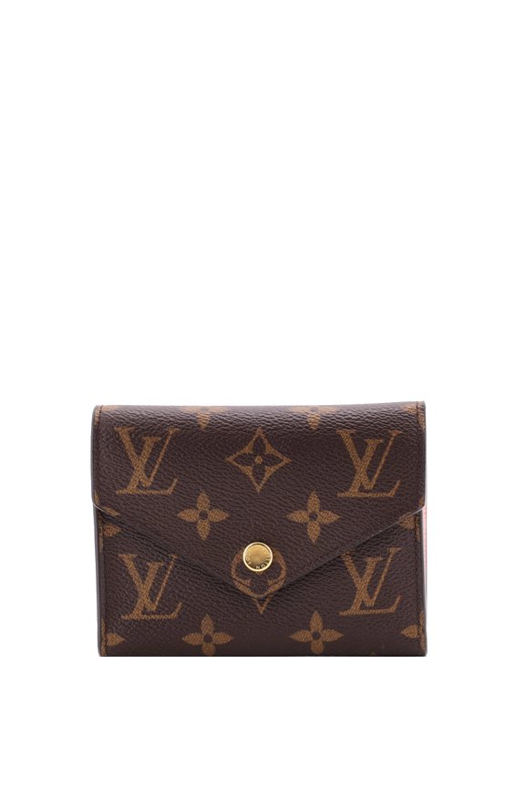Victorine Wallet Monogram Canvas By Rebag