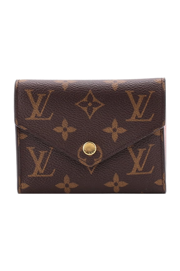 Victorine Wallet Monogram Canvas By Rebag