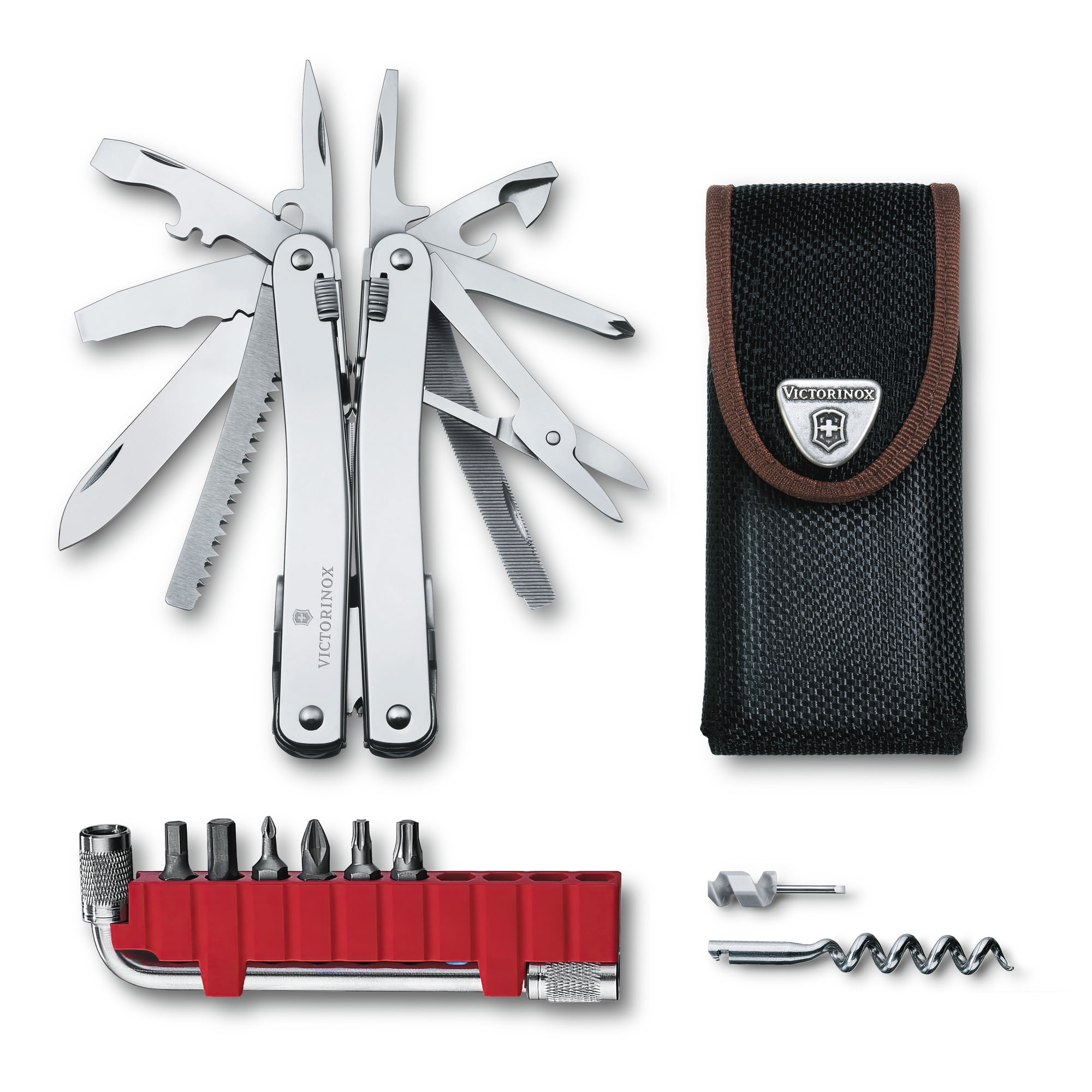 Victorino Swiss Army Swiss Tool Spirit X Plus 35 Function Multi-Tool with Nylon Belt Pouch