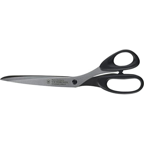 Victorinox 0 V8.0909 8.0909.23 Household Scissors 23cm Stainless Steel, Black/Silver, Medium