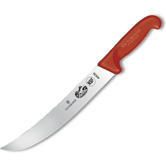 Victorinox Forschner 10" Cimeter, Red Fibox Handle